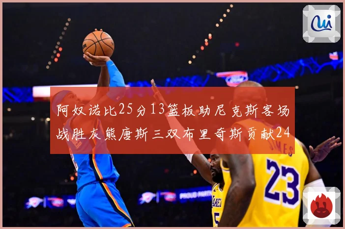 阿奴诺比25分13篮板助尼克斯客场战胜灰熊唐斯三双布里奇斯贡献24分